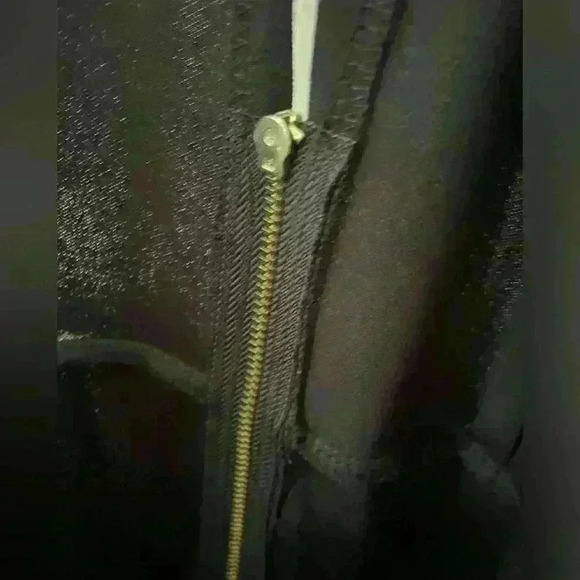 Zara Black Backless Halter Neck Black Zip Up Jumpsuit Pantsuit Size Small - Picture 3 of 5